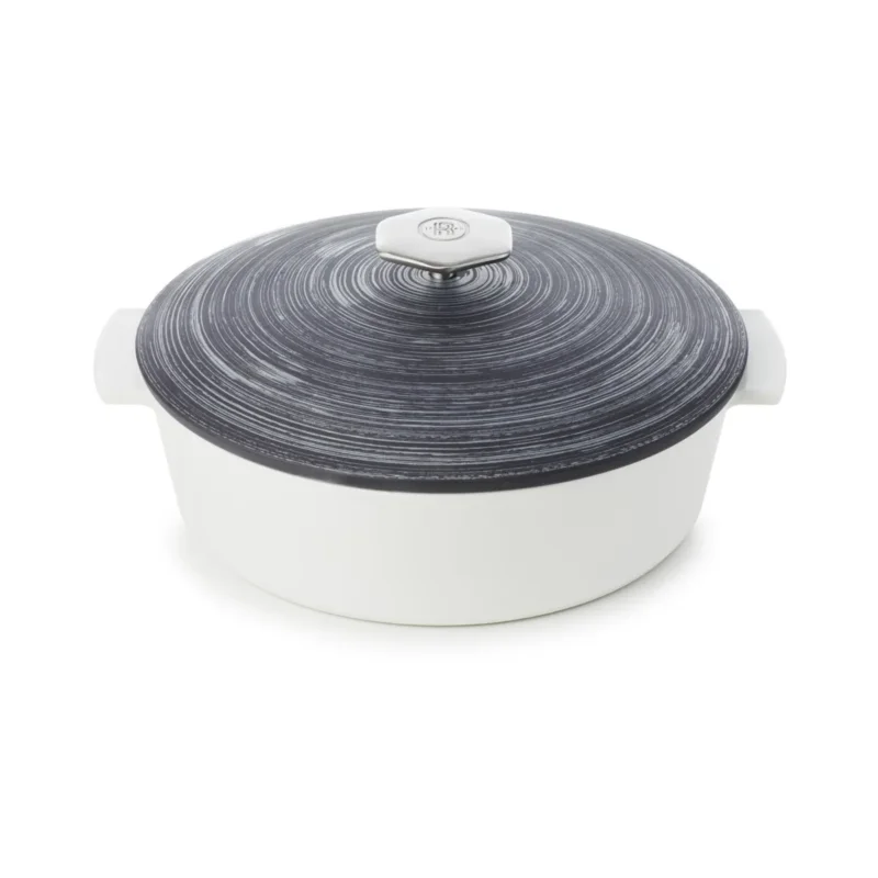 Cocotte basse rond noir porcelaine culinaire Ø 28 cm Revolution 2 Revol Acheter En Ligne
