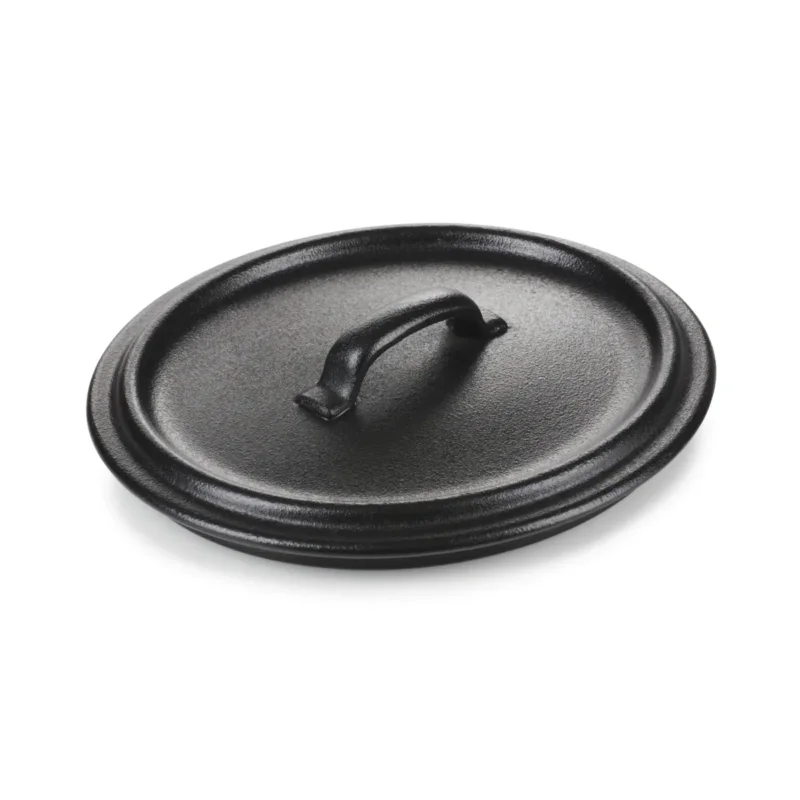 Commander Maintenant Couvercle pour cocotte ovale noir porcelaine culinaire 13,5x12,2 cm Belle Cuisine Revol