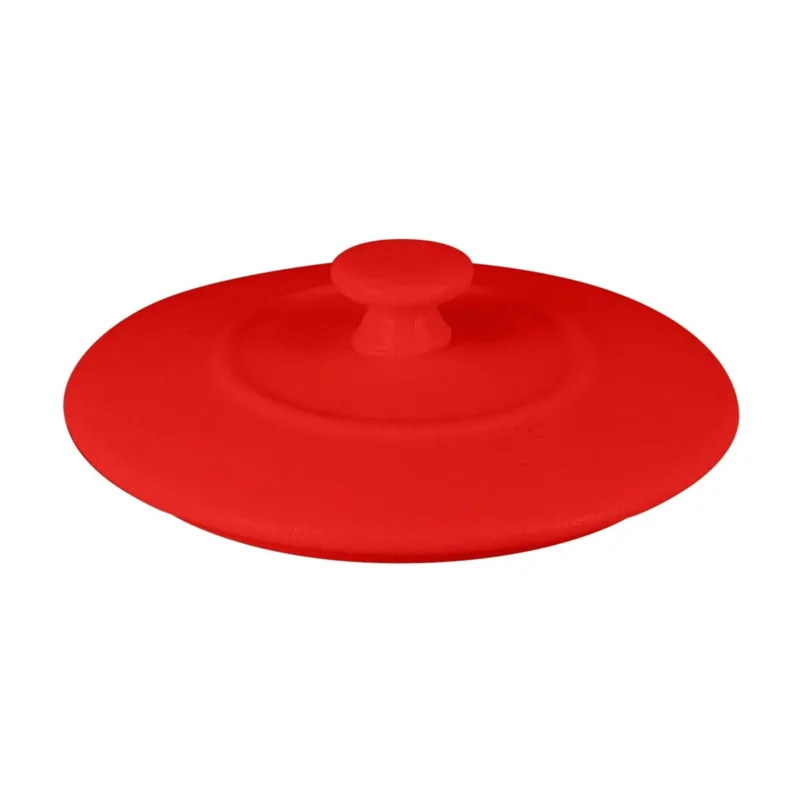 Offre Spéciale Couvercle pour cocotte rond rouge porcelaine vitrifiée Ø 9,8 cm Chefs Fusion Rak