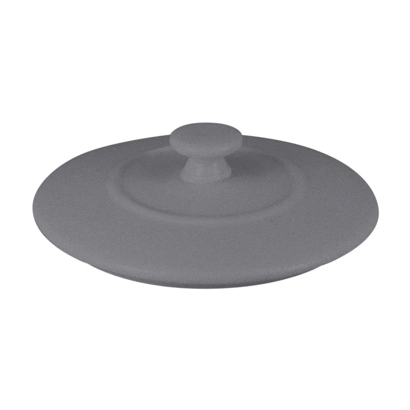 Pas Cher Couvercle pour cocotte rond gris porcelaine vitrifiée Ø 8,5 cm Chefs Fusion Rak