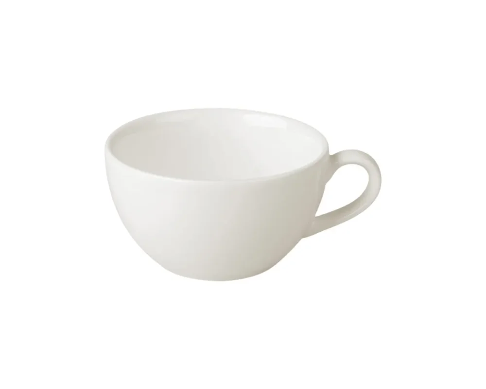 Prix Bas Tasse à déjeuner rond ivoire porcelaine vitrifiée Banquet Rak