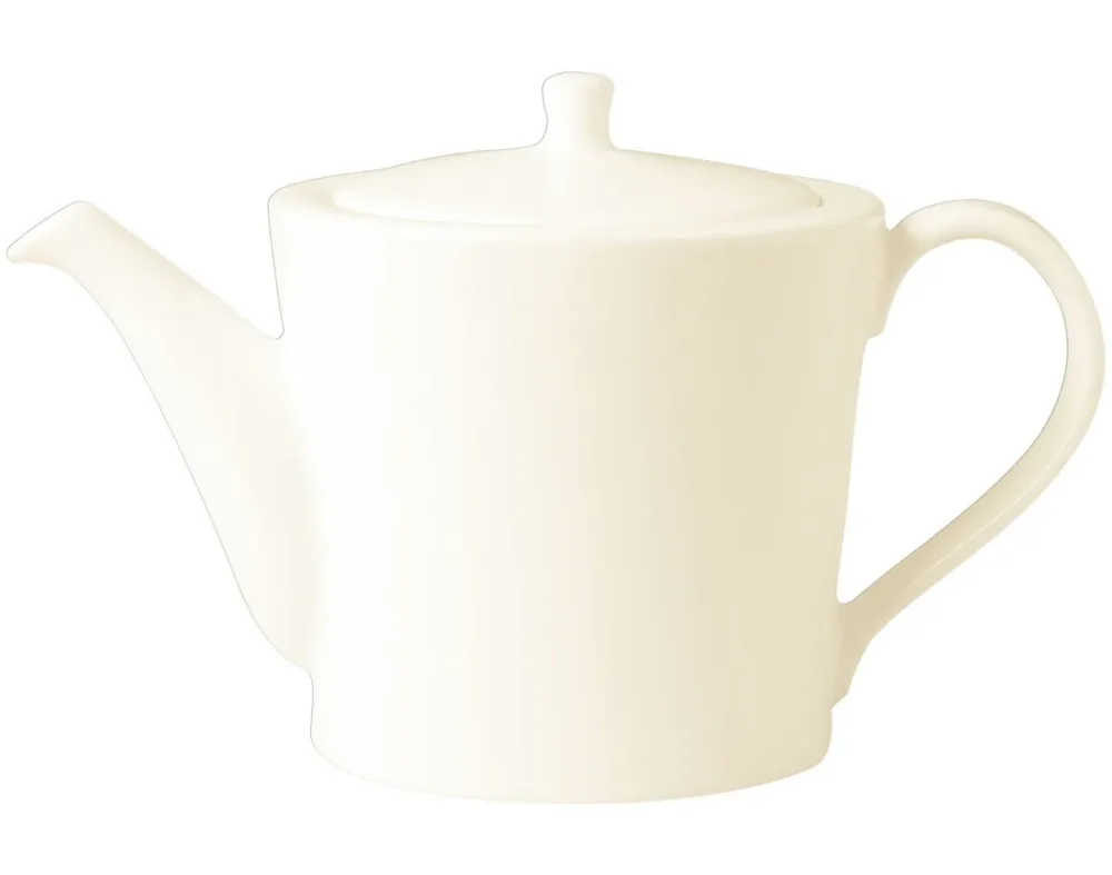Must-Have Théière rond ivoire porcelaine vitrifiée Fine Dine Rak
