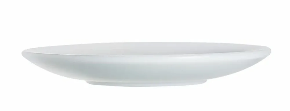 Marque Sous-tasse à expresso rond blanc verre opal Ø 13 cm Restaurant Arcoroc