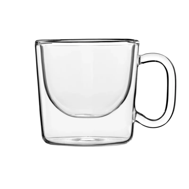 Tasse à café rond transparent verre borosilicate 8,5 cl Ø 6,4 cm Thermic Glass Luigi Bormioli Promotion Saisonnière