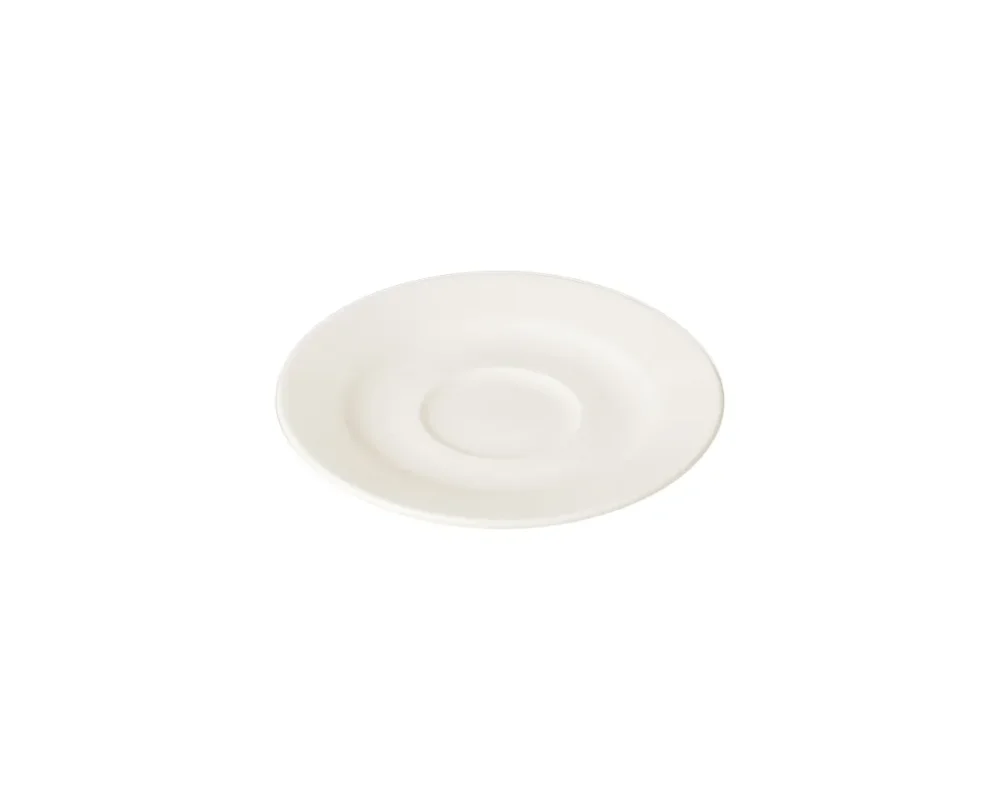 Meilleur Prix Sous-tasse à expresso rond ivoire porcelaine vitrifiée Banquet Rak