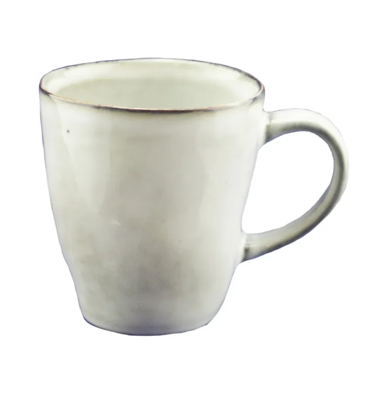 Populaire Tasse à thé gris grès émaillé 18 cl Ø 7,5 cm Sky Pro.mundi