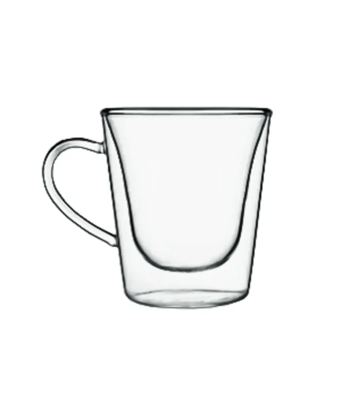 Tasse à café rond transparent verre borosilicate 12 cl Ø 7 cm Thermic Glass Luigi Bormioli Prix Cassé