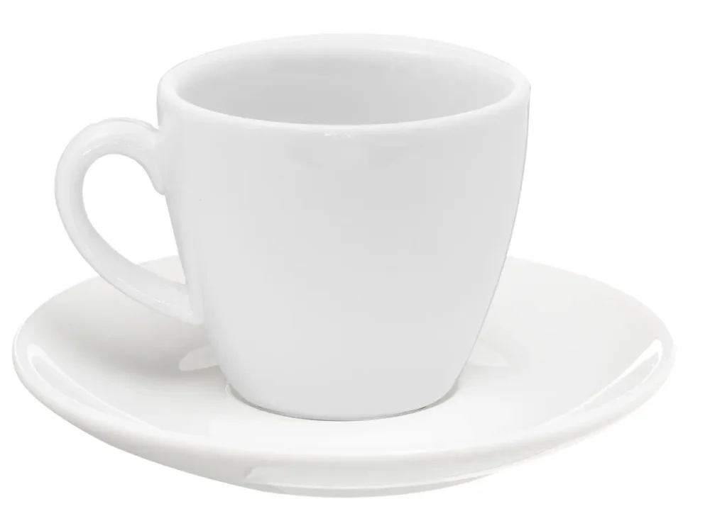 Tasse à cappuccino / thé rond blanc porcelaine 20 cl Ø 9 cm Emotions Pro.mundi Nouveauté