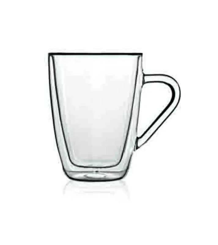 Mug rond transparent verre borosilicate 32 cl Ø 8,5 cm Thermic Glass Luigi Bormioli Commander Vite