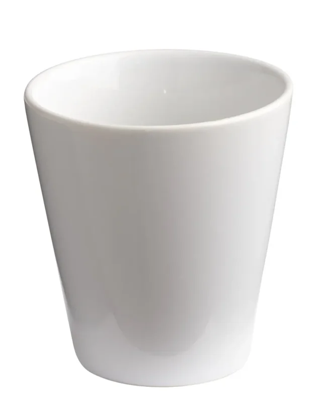 Produit De Marque Gobelet rond blanc grès émaillé 20 cl Ø 8,5 cm Prismo Pro.mundi