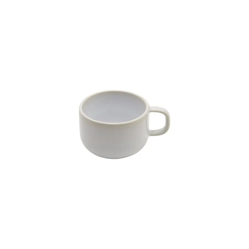 Quantité Limitée Tasse à thé rond beige grès émaillé 21 cl Ø 8,5 cm Sand Accolade