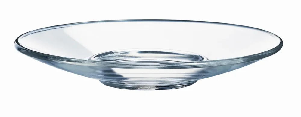 Must-Have Sous-tasse à thé rond transparent verre trempé Ø 14 cm Aroma Arcoroc