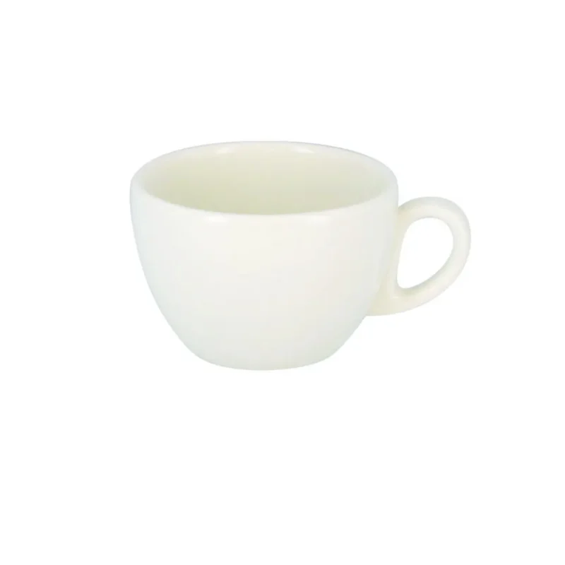 Tasse à thé rond ivoire porcelaine vitrifiée 20 cl Ø 8,7 cm Barista Rak Expédié Aujourd’hui