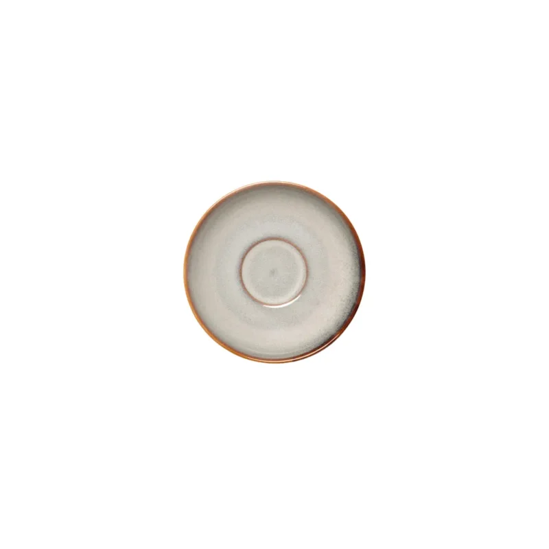 Meilleur Prix Sous tasse à thé gris bleu porcelaine Ø 14 cm Serena Pro.mundi
