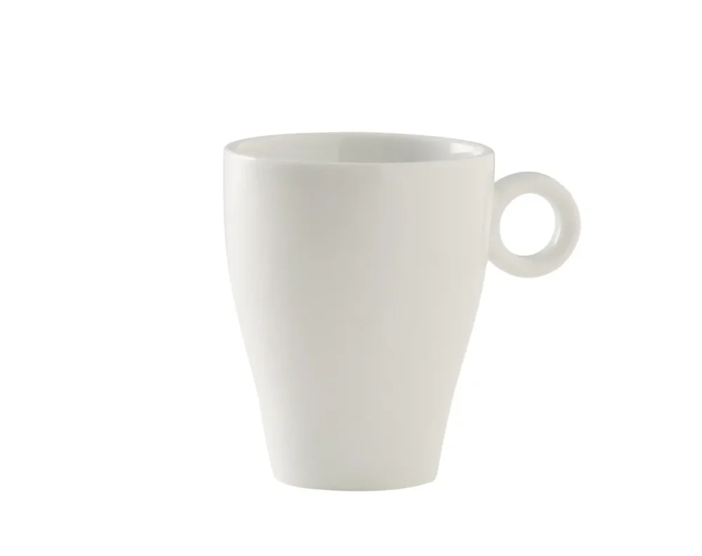 Mug rond blanc porcelaine 27 cl Ø 8 cm Slim O Pro.mundi Réduction
