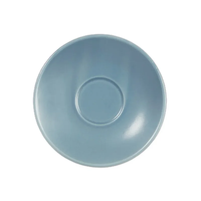 Sous tasse à thé rond bleu Grès Ø 14 cm Pulse Essentials Collection Solde