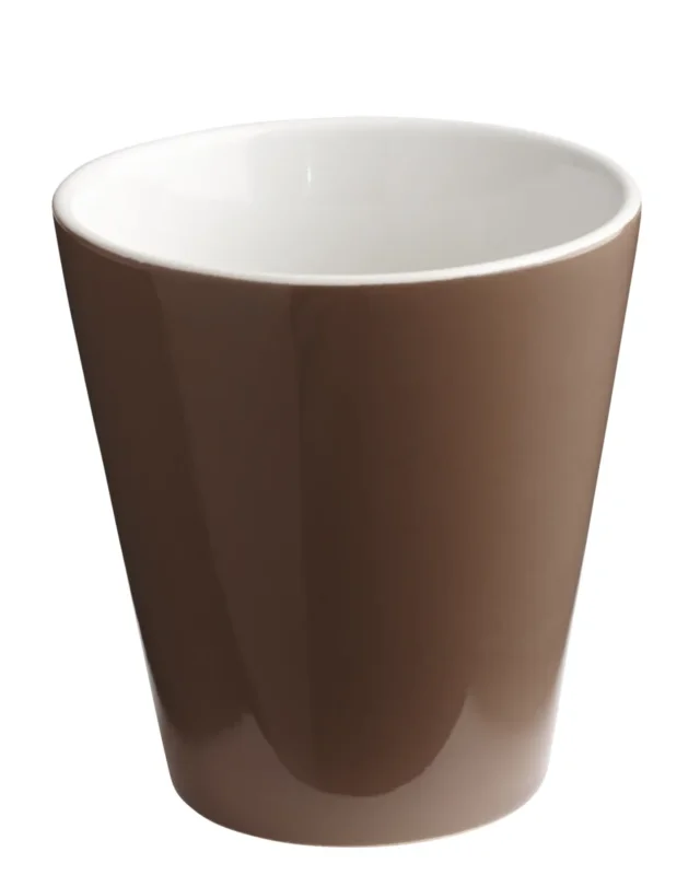 Gobelet rond marron grès émaillé 20 cl Ø 8,5 cm Prismo Pro.mundi Prix Promo