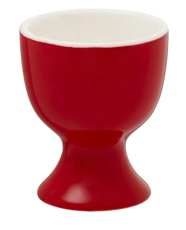 Acheter En Ligne Coquetier rond rouge porcelaine Ø 5 cm Emotions Pro.mundi