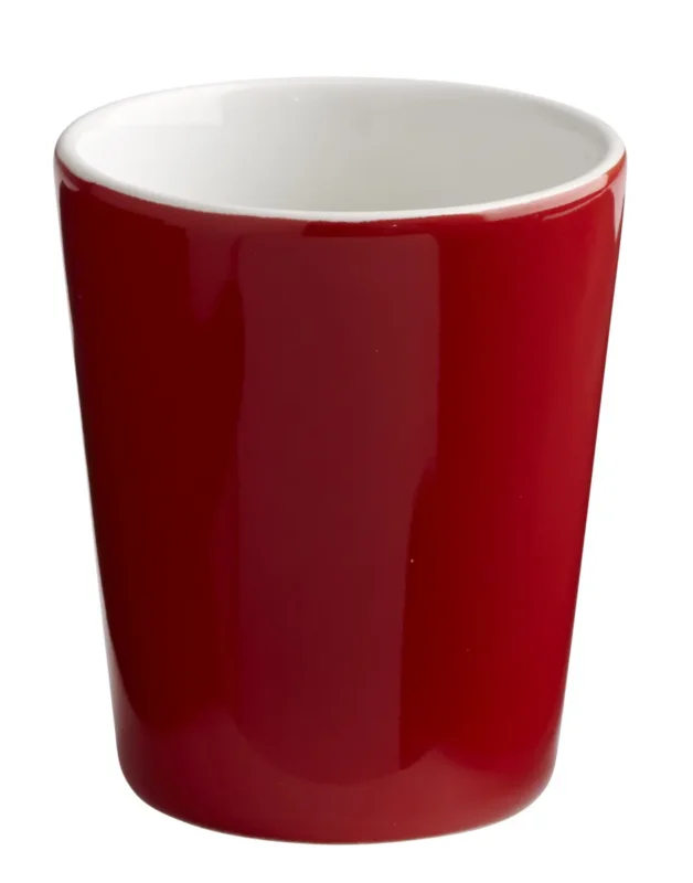 Gobelet rond rouge grès émaillé 10 cl Ø 6 cm Prismo Pro.mundi Prix Cassé