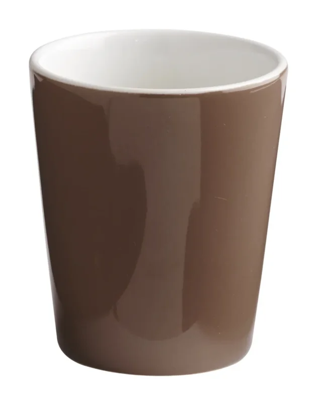Offre Limitée Gobelet rond marron grès émaillé 10 cl Ø 6 cm Prismo Pro.mundi
