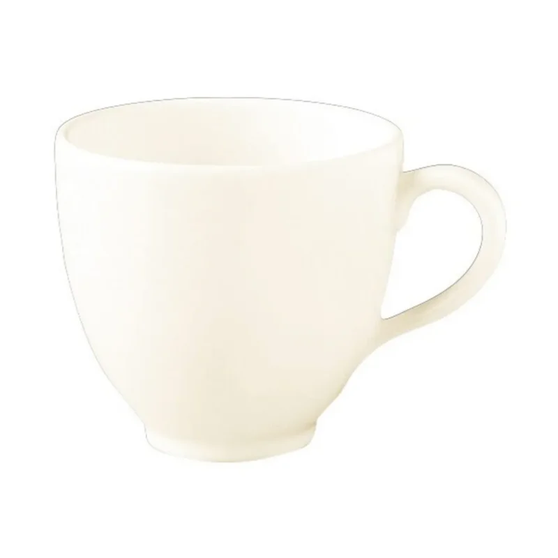 Tasse à thé rond ivoire porcelaine vitrifiée 20 cl Ø 8,4 cm Classic Gourmet Rak Offre Du Jour