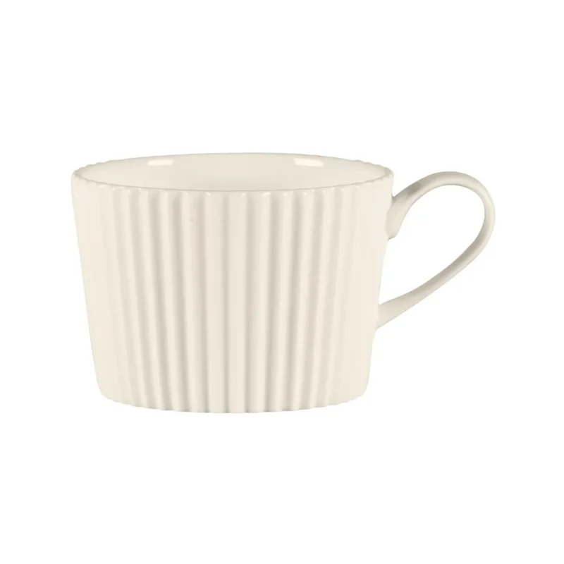 Tasse à café / thé rond blanc porcelaine bone china 23,7 cl Ø 32,2 cm Spectra Rak Haute Qualité