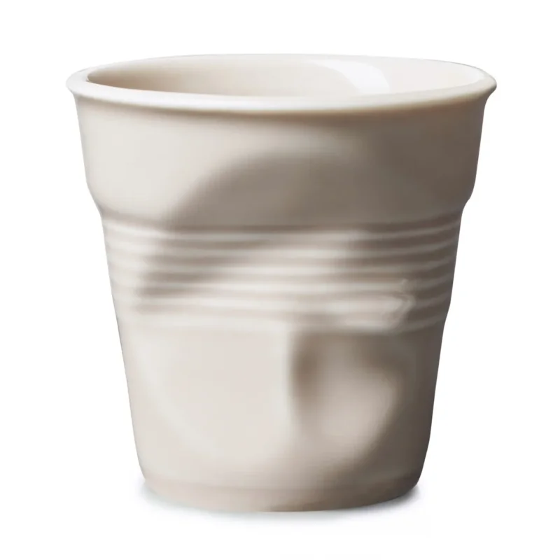 Gobelet expresso conique aurore porcelaine 8 cl Ø 6,5 cm Froisse Revol Nouveauté