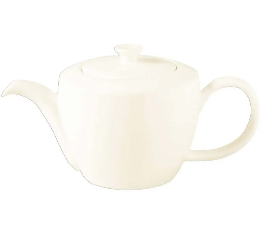 Théière rond ivoire porcelaine vitrifiée 40 cl Ø 11,2 cm Classic Gourmet Rak Super Prix