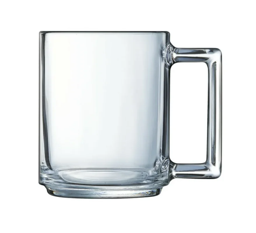 Offre Spéciale Mug droit transparent verre trempé 25 cl Ø 7,2 cm A La Bonne Heure Luminarc