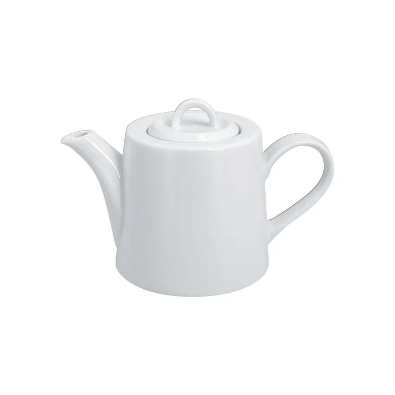 Nouveauté Théière avec couvercle blanc porcelaine vitrifiée 50 cl Ø 10,5 cm Access Rak