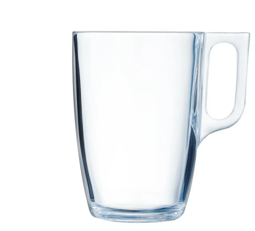 Mug rond transparent verre trempé 40 cl Ø 11,1 cm Voluto Arcoroc Produit De Marque