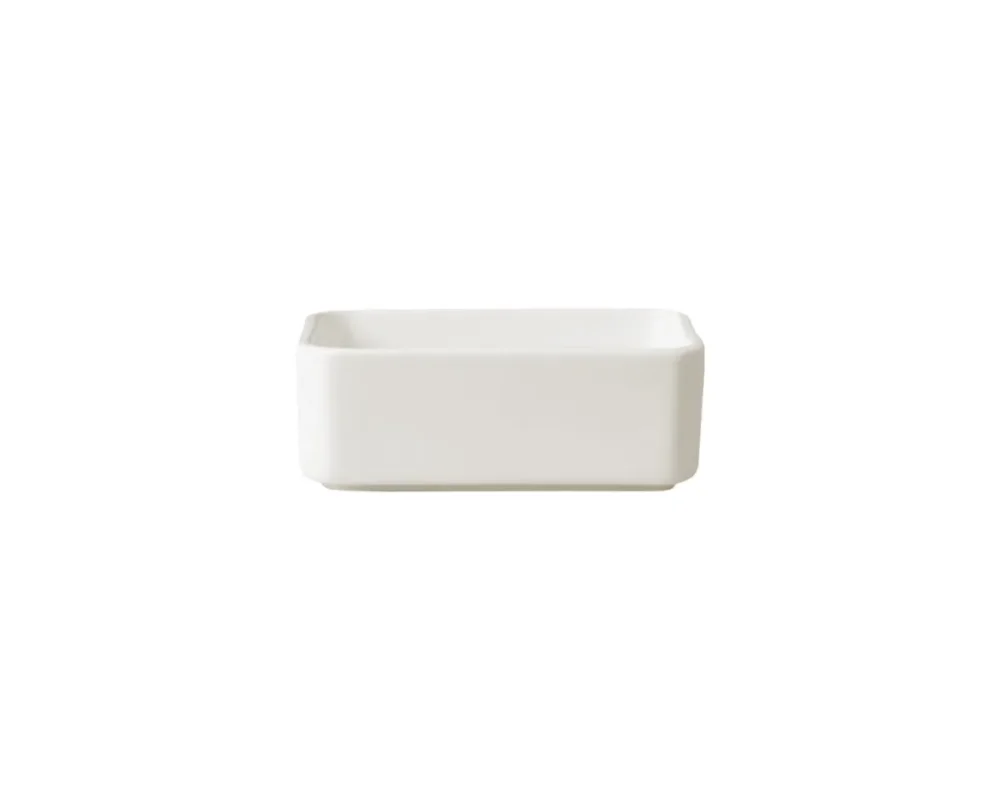 Porte sachet de sucre rectangulaire ivoire porcelaine vitrifiée 11,5 cm Banquet Rak Nouvelle Collection