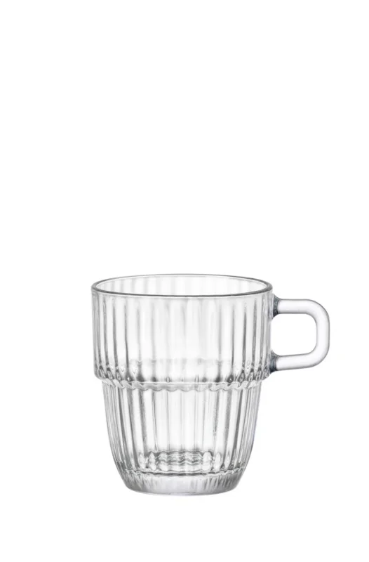Tasse double expresso transparent verre trempé 18,5 cl Ø 7,1 cm Barshine Bormioli Rocco Petit Prix
