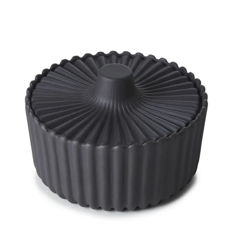 Sucrier rond noir porcelaine culinaire 10 cl Ø 9 cm Pekoe Revol Expédition Rapide
