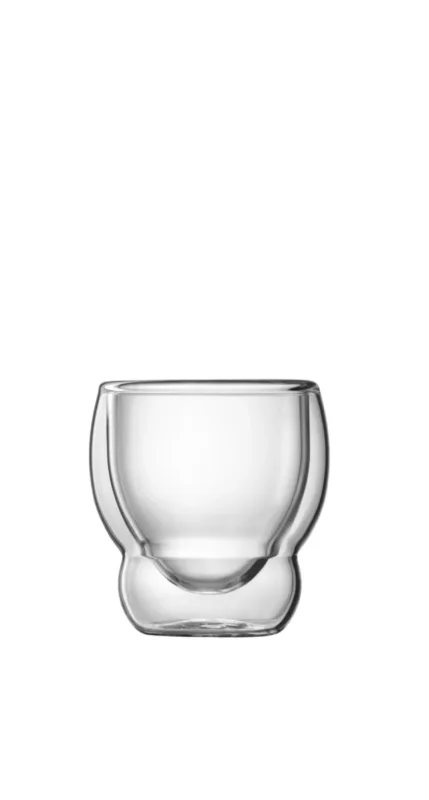 Gobelet double paroi verre borosilicate 9 cl Ø 6,57 cm Thermic Glass Luigi Bormioli Soldes