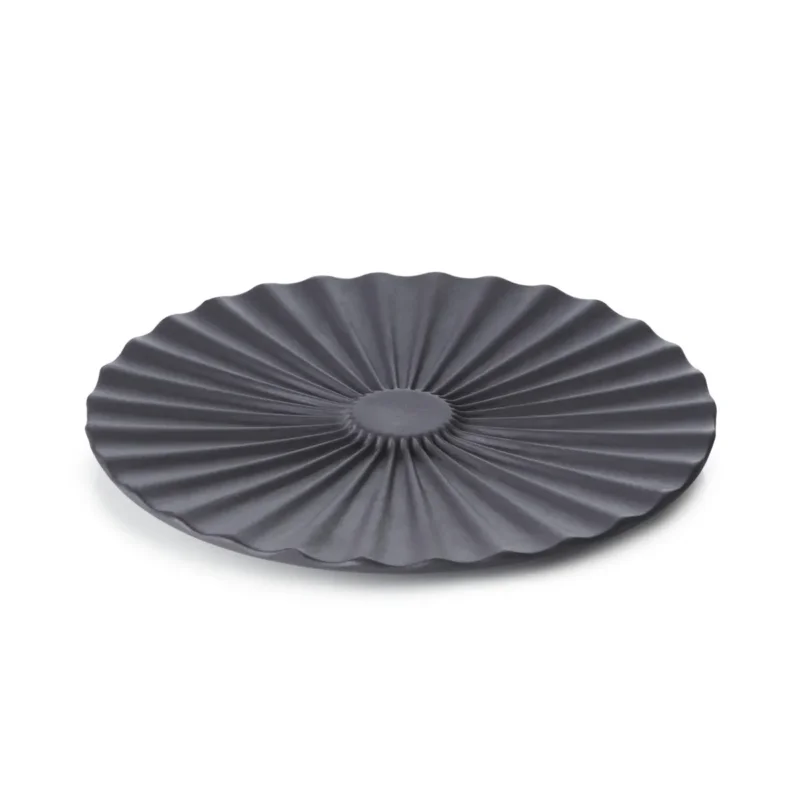 Soldes Sous-tasse rond noir porcelaine culinaire Ø 14 cm Pekoe Revol