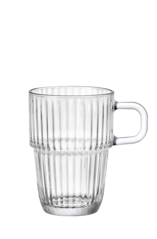 Mug transparent verre trempé 31,5 cl Ø 7,9 cm Bormioli Rocco Super Prix