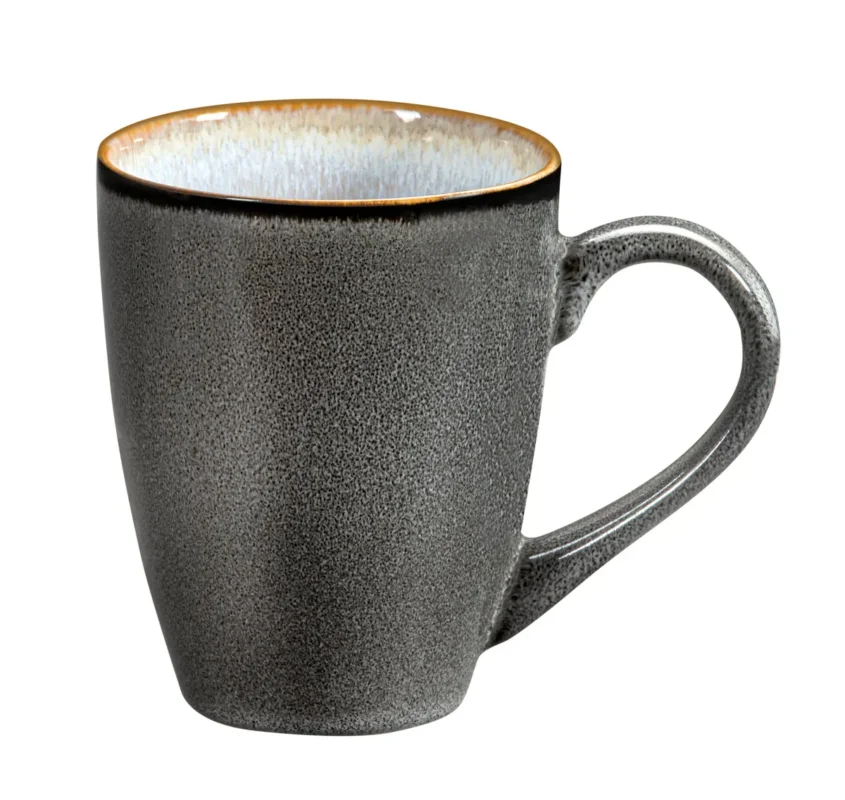 Mug rond bleu grès émaillé 30 cl Ø 9 cm Shadow Medard De Noblat Expédié Aujourd’hui