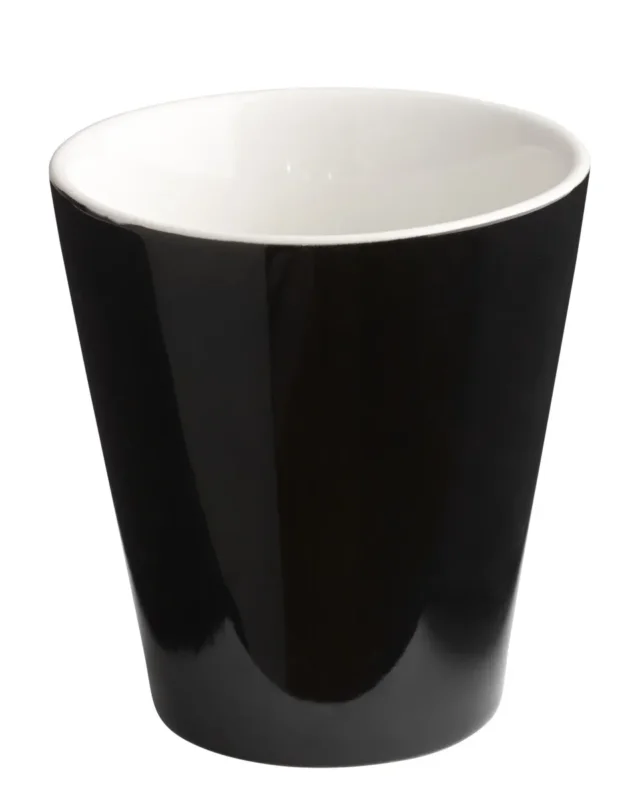 Gobelet rond noir grès émaillé 20 cl Ø 8,5 cm Prismo Pro.mundi Bon Plan