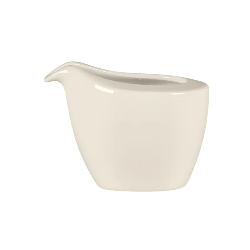 Offre Spéciale Crémier sans anse ovale blanc porcelaine bone china Ø 5,4 cm Bravura Rak
