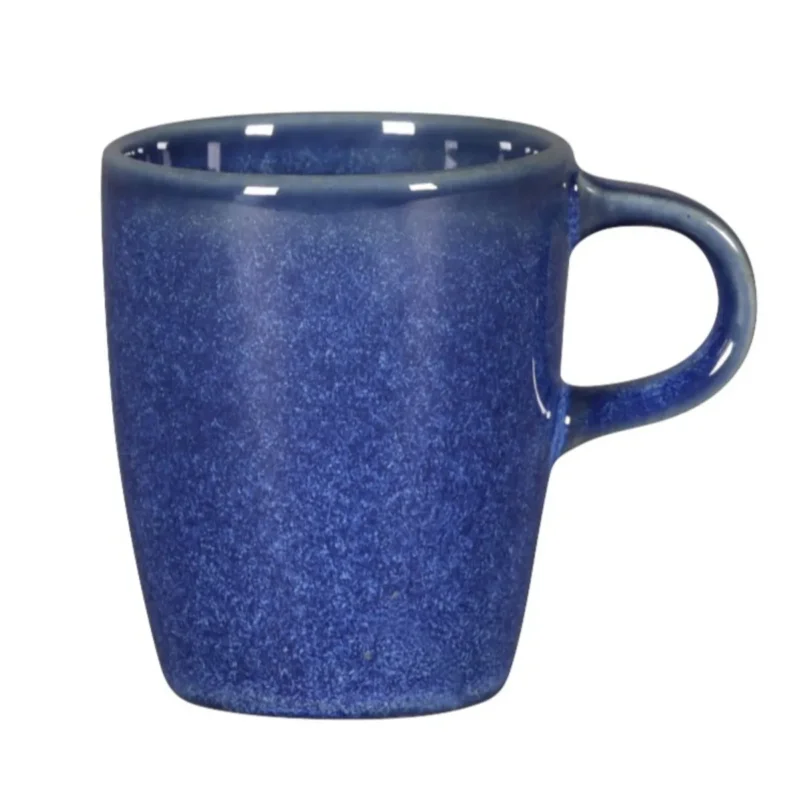 Tasse à expresso rond bleu porcelaine vitrifiée 9 cl Ø 5,8 cm Rakstone Ease Rak Bon Plan