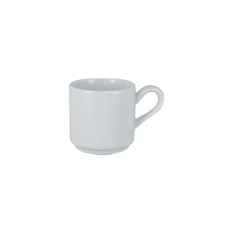 Meilleur Prix Tasse à expresso empilable blanc porcelaine vitrifiée 9 cl Ø 6 cm Access Rak