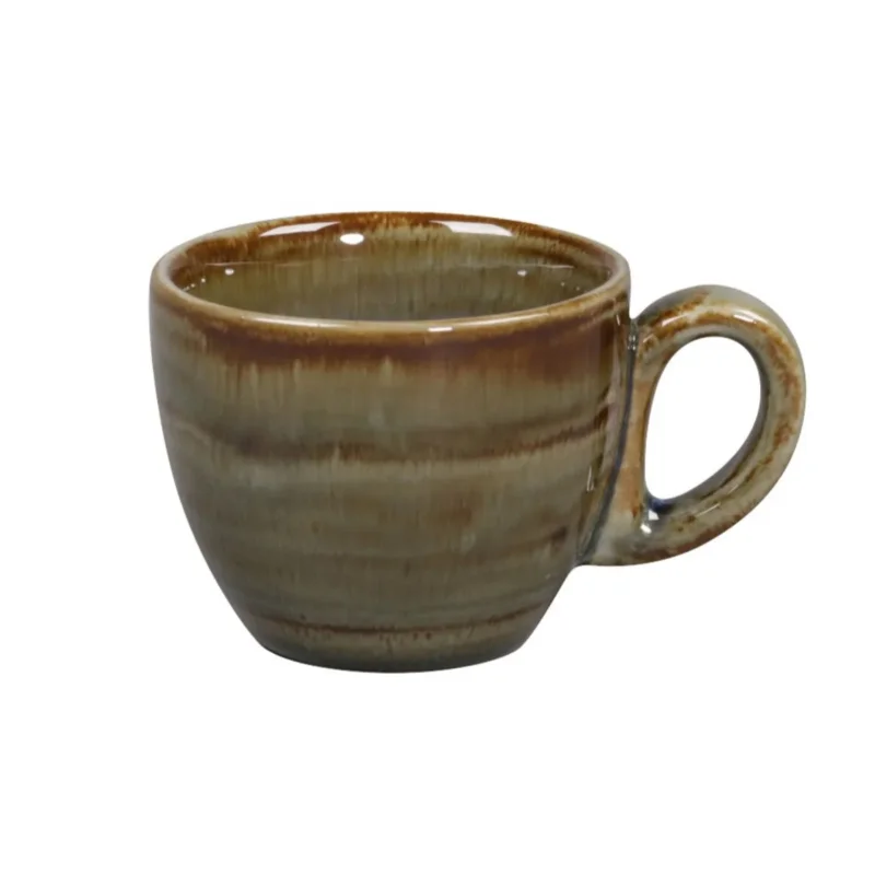 Tasse à expresso Peridot porcelaine vitrifiée 8 cl Ø 6,5 cm Rakstone Spot Rak Jusqu’à Épuisement Des Stocks