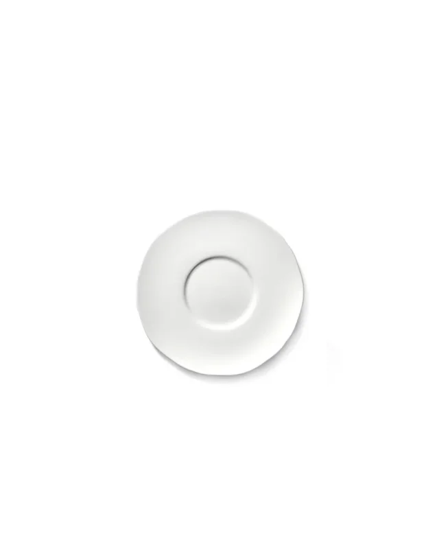 Soucoupe pour tasse à expresso rond blanc porcelaine Ø 12,76 cm Silhouette Serax Populaire