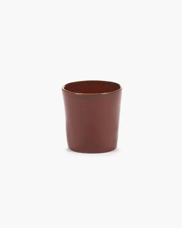 Meilleur Prix Tasse à café sans anse rond Venetian red grès émaillé 13 cl Ø 7 cm La Mère Serax
