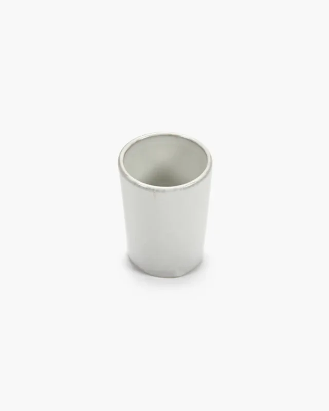 Meilleur Choix Tasse à espresso rond écru grès émaillé 7 cl 5 cm La Mère Serax