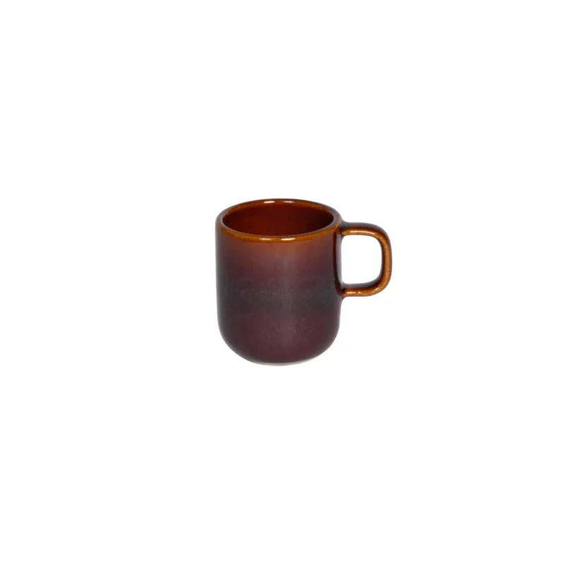 Super Prix Tasse expresso rond Marron Bleu grès émaillé 9 cl Ø 5,5 cm Amber Accolade