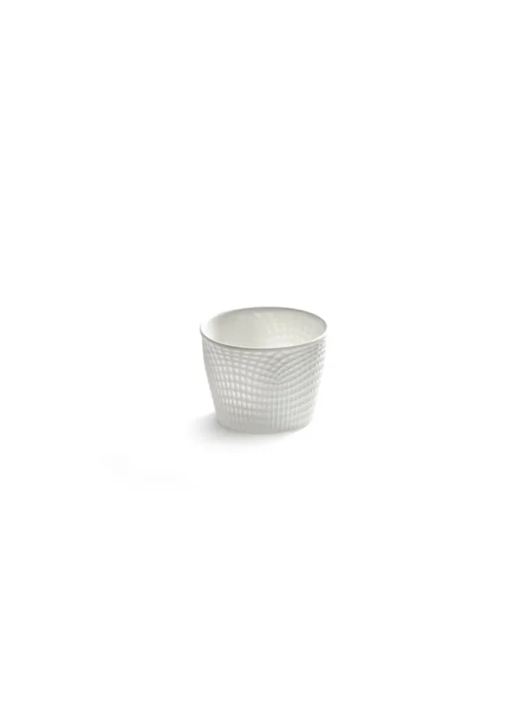 Tasse à café rond blanc porcelaine bone china Ø 8 cm Nido Serax Prix Bas