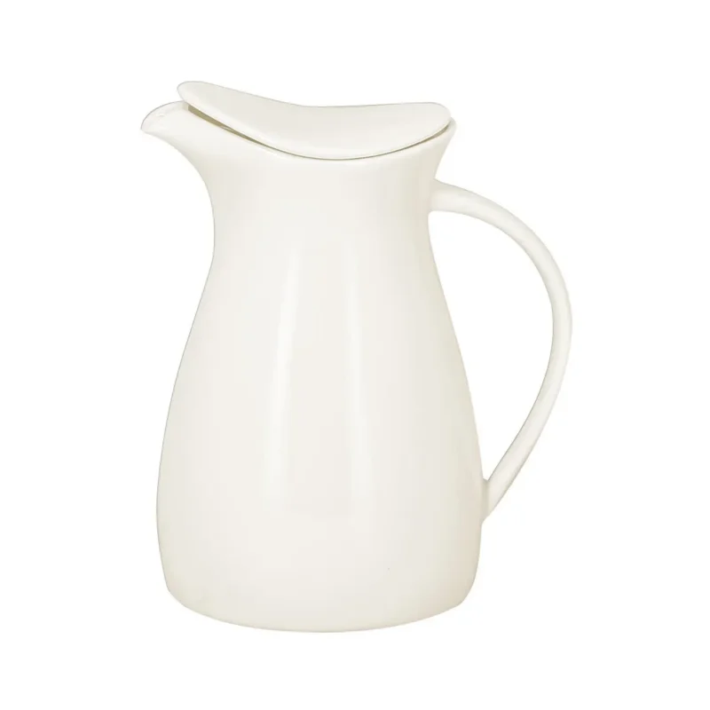 Cafetière avec couvercle ivoire porcelaine vitrifiée 9,7 cm Swirls Rak Expédié Aujourd’hui