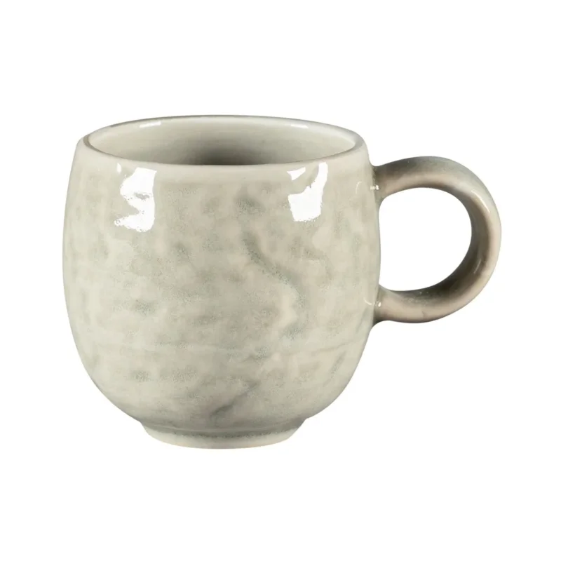 Tasse à espresso rond céladon porcelaine vitrifiée 10 cl Ø 6 cm Krush Rak Affaire À Saisir